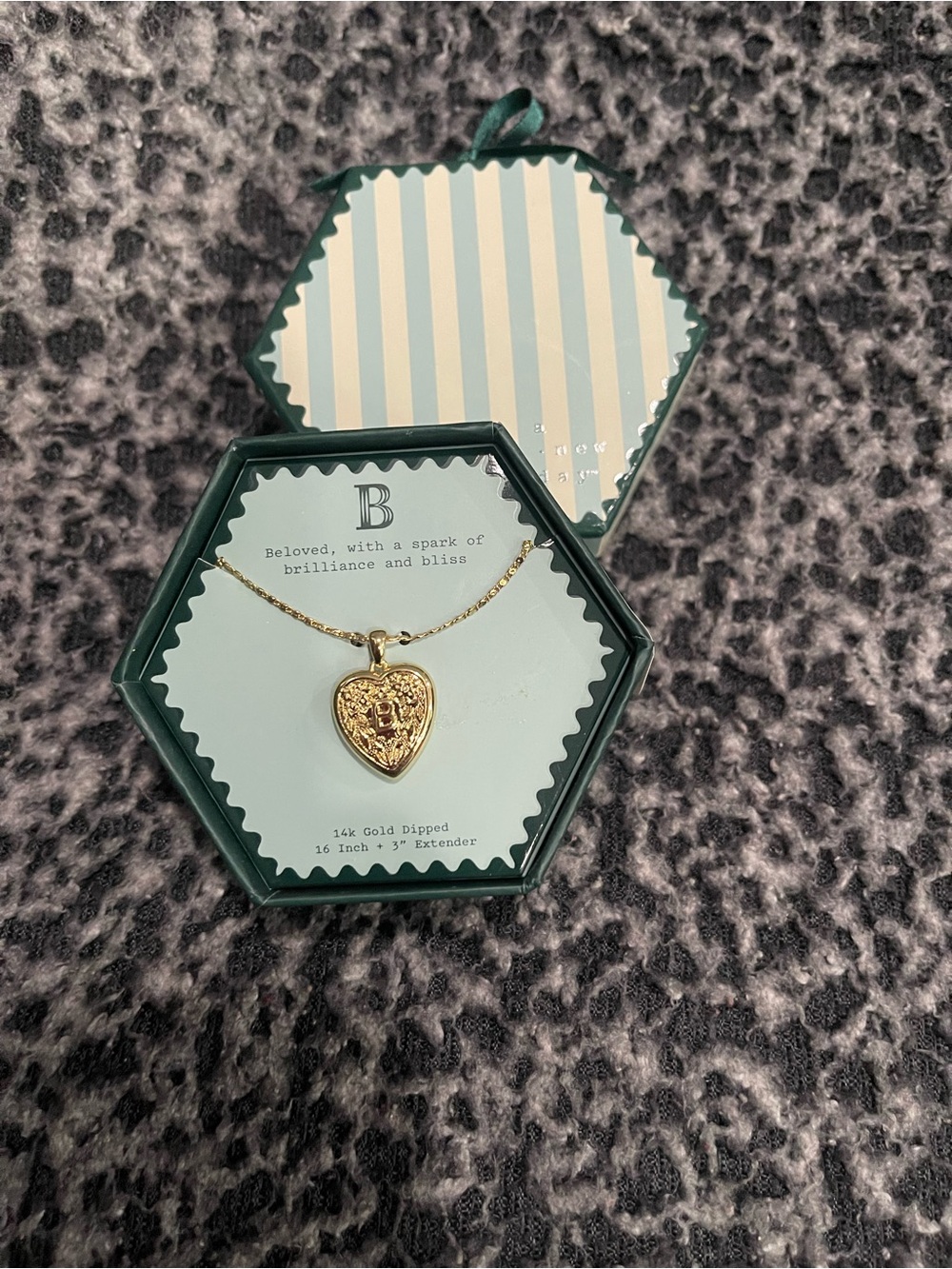 A New Day Gold Dipped Heart Locket Necklace